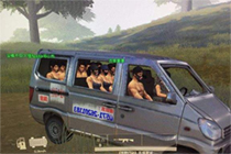 荒野行动面包车怎样坐下20人 荒野行动面包车坐20人图片